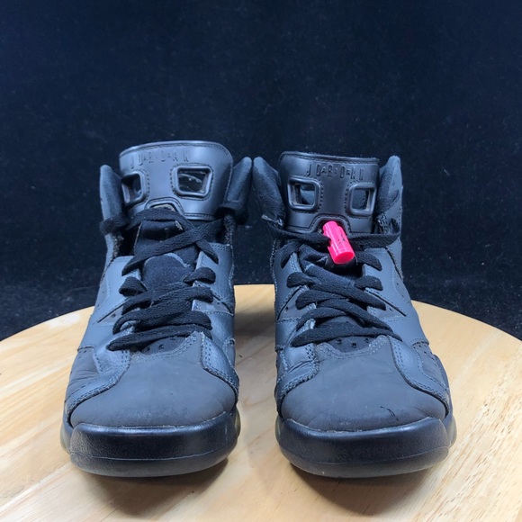 Nike Air Jordan 6 Retro Kids GS Anthracite Hyper Black Pink 543390-008 Size 5.5y - Picture 3 of 10